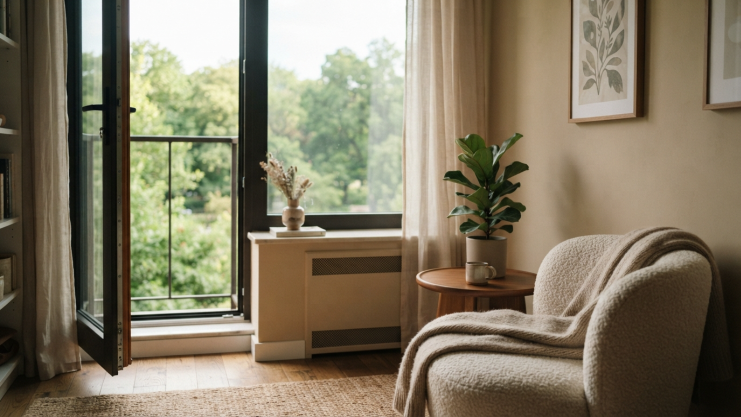 departamento con vista a un parque en CDMX